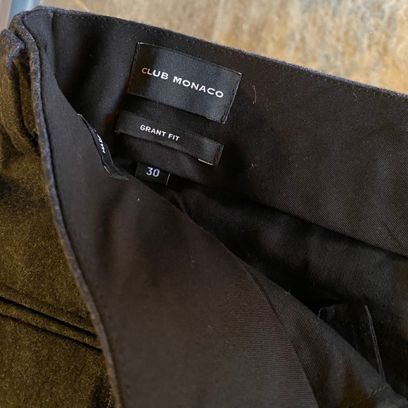Club Monaco Grant Dark Navy/Gray Wool Suit